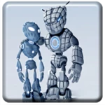 Logo of robot live wallpaper android Application 